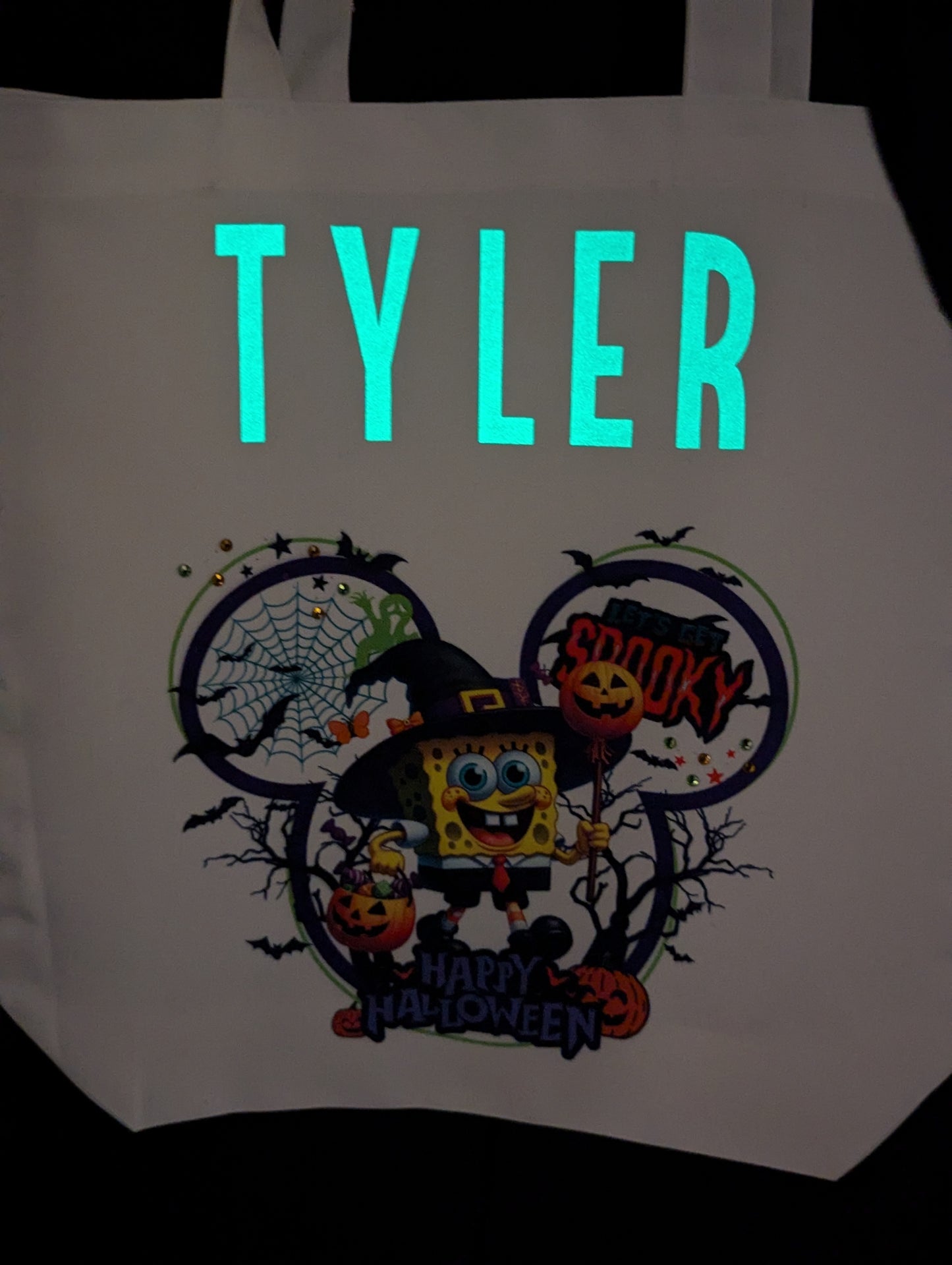 Peek-a-Boo Spongebob Trick or Treat Bag
