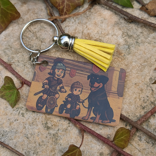 Custom Cartoonized Keychain