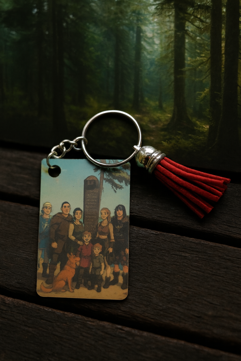 Custom Cartoonized Keychain