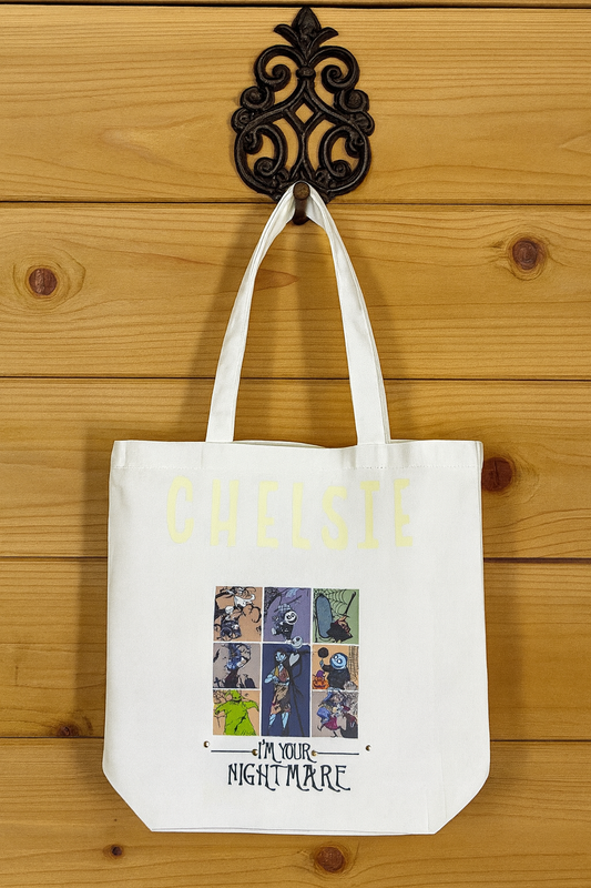 Peek-a-Boo Nightmare Before Christmas Trick or Treat Bag