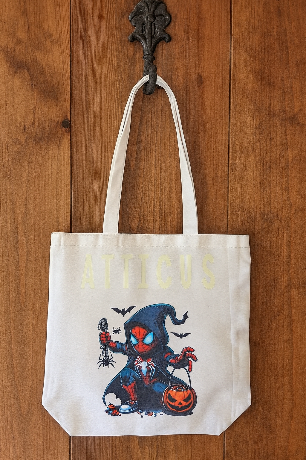 Peek-a-Boo Spiderman Trick or Treat Bag