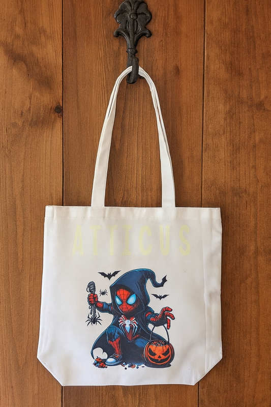 Peek-a-Boo Spiderman Trick or Treat Bag